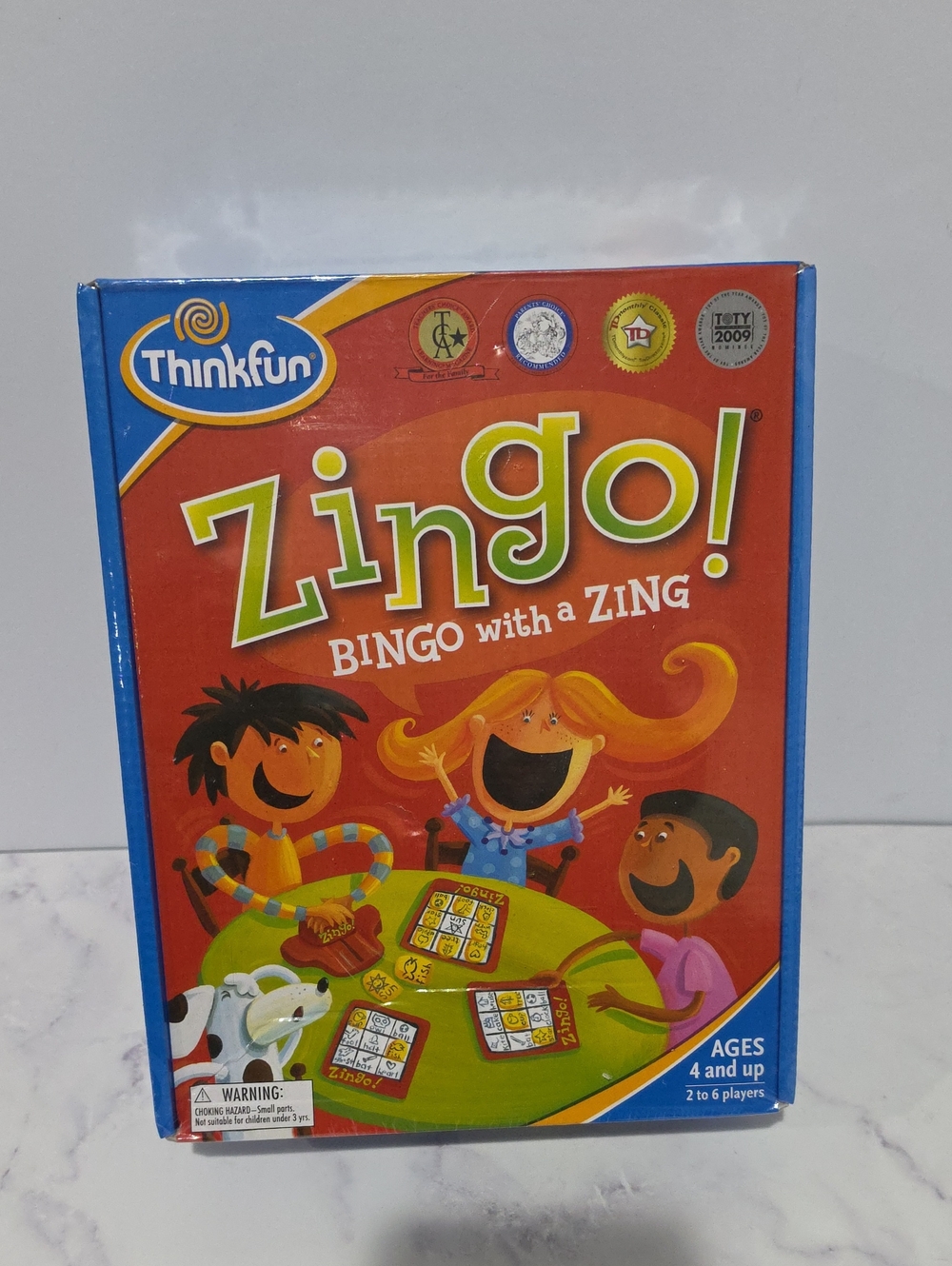 Zingo! Bingo with a Zing Game - Red and Blue Brand New Game